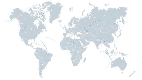 World Map 500px